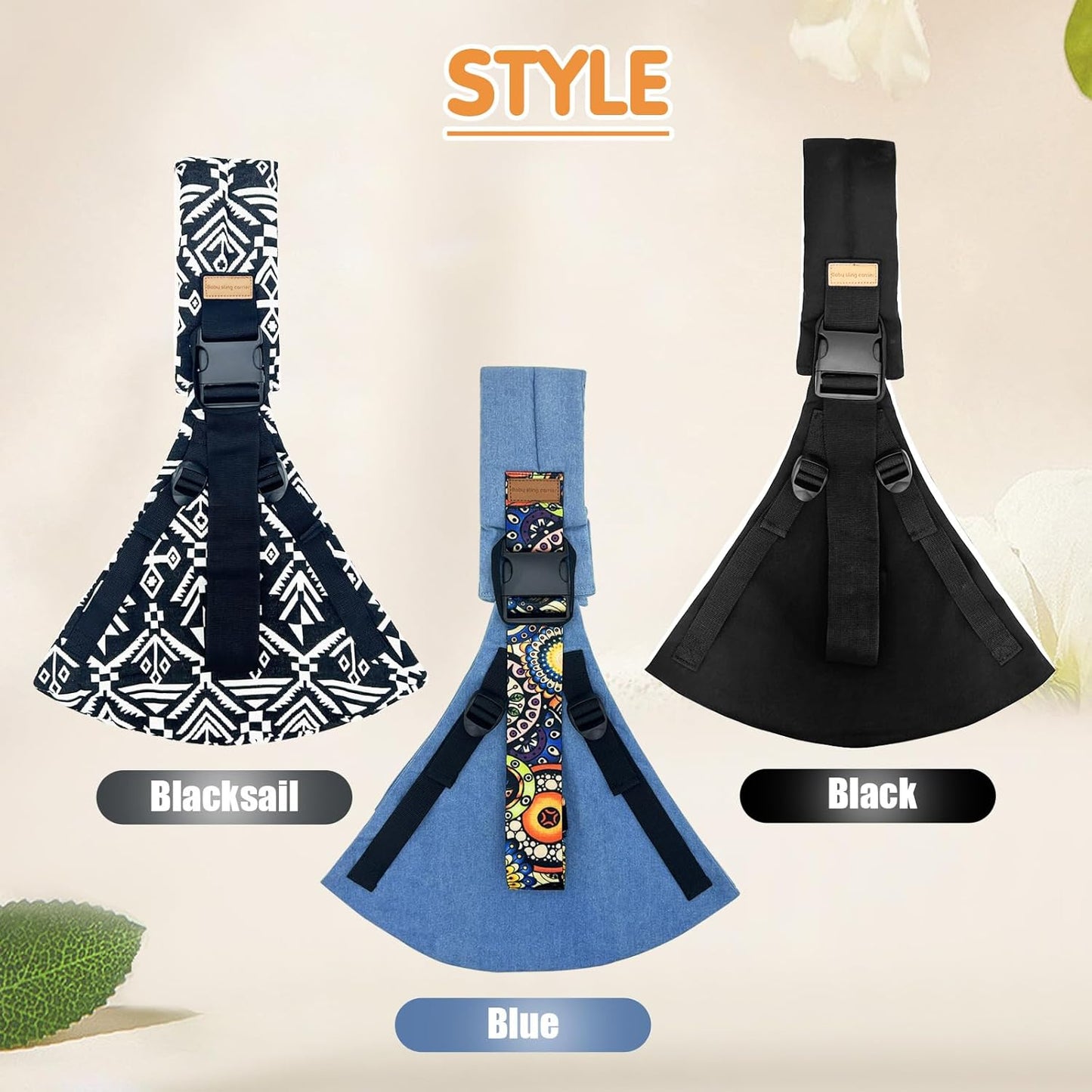 Baby Sling Carrier,Toddler Carrier,Upgraded 2025 Baby Sling with 4 Adjustable Straps(10-30lbs),Lightweight,Portable and One Size Fits All(Star)