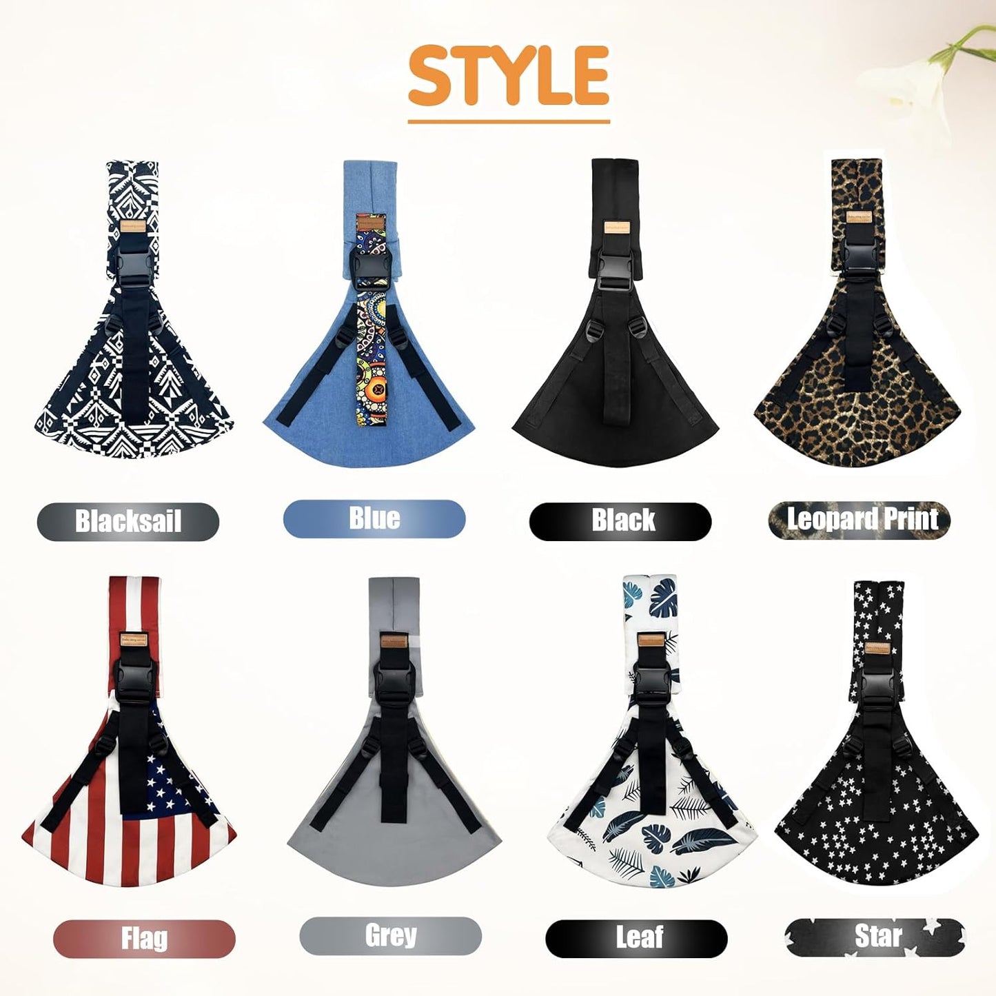 Baby Sling Carrier,Toddler Carrier,Upgraded 2025 Baby Sling with 4 Adjustable Straps(10-30lbs),Lightweight,Portable and One Size Fits All(Black)