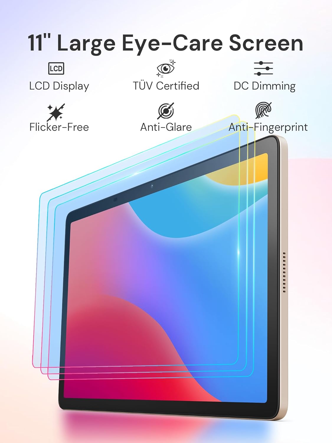 AI Kids Tablet with Scanner - 50000+ Content AI Tutor Learning Tablet with ELA, Math, ABC, Word, Read, Phonics, STEM for Homeschooler Educational Study for PreK - G6 (TalPad T100 with Keyboard)