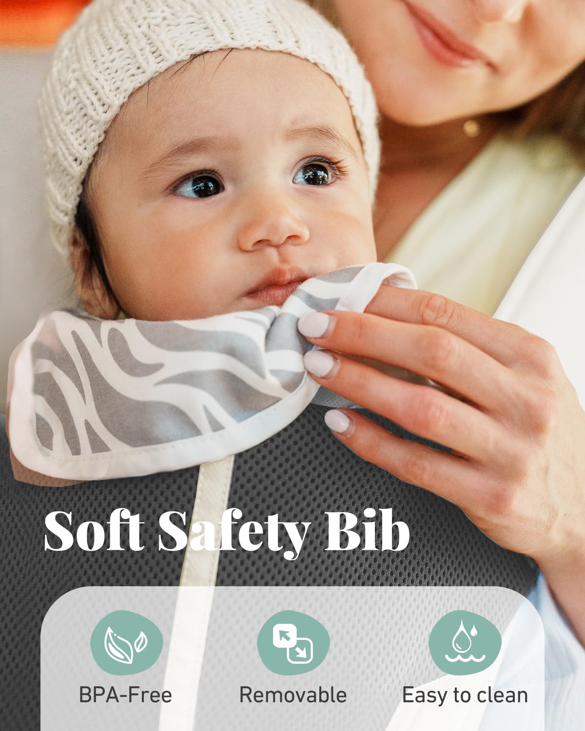 Baby Carrier, Baby Holder Carrier Newborn to Toddler - Ergonomic, Cozy and Breathable Baby Carrier with Hip seat for 7-50lbs