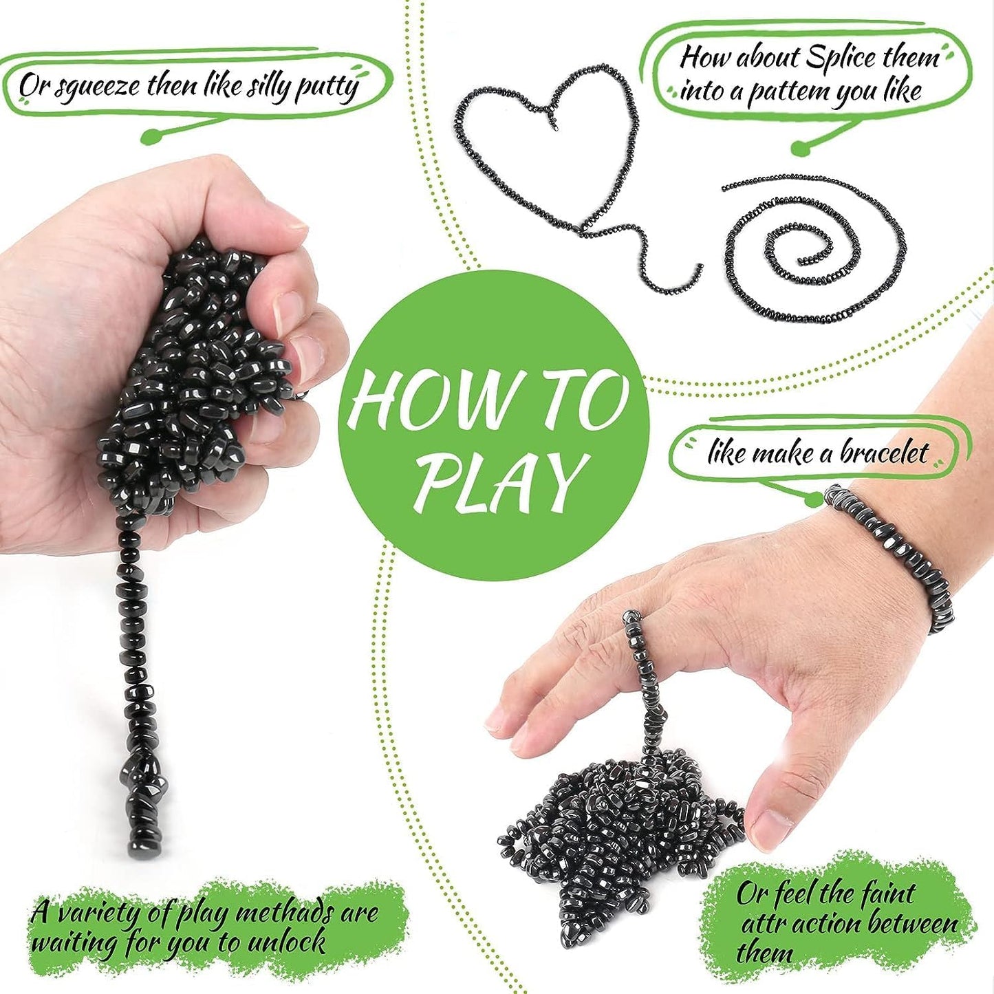 1000pcs Fidget Toys Adults ,Sensory Toys, Desk Fidgets Toys for Office Stress/Anxiety Relief (1000 PCS)