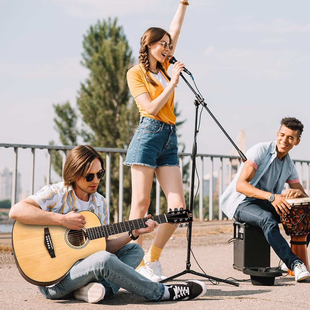 Vangoa 3/4 Acoustic Guitar Kit, 36 Inch Acustica Guitarra Dreadnought Bundle for Beginner Adult Youth Travel With Steel String Spruce Wood Gig Bag Tuner Pickguard, Right Hand