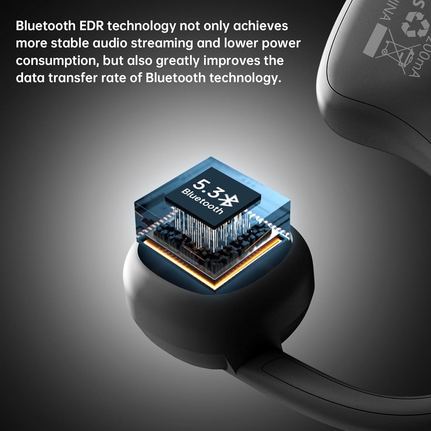 IFECCO Wireless Earbuds for Kids - Kids Bluetooth Air Conduction Open Ear Headphones with Mic,Ultra-Light,IPX5 Waterproof and Safer for Children Wireless Headphones,Perfect for School Travel Gifts