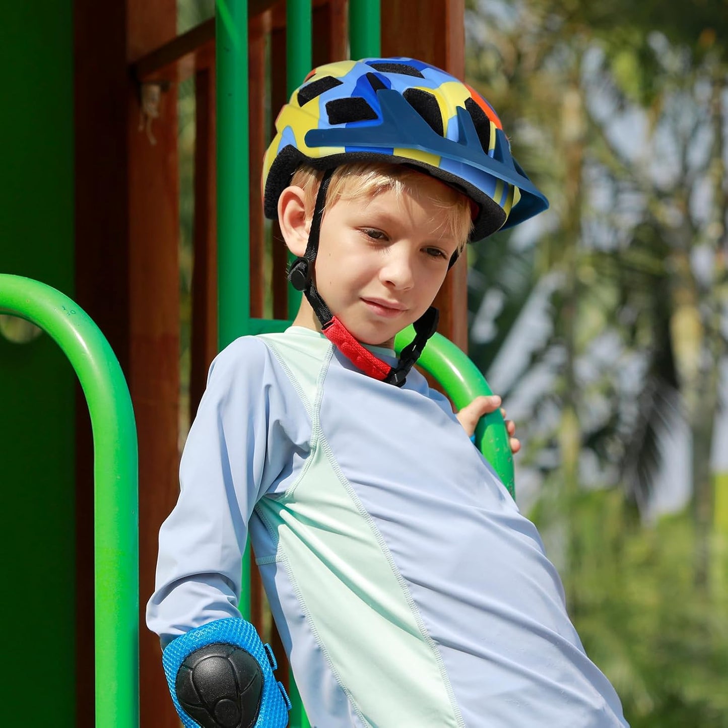 Kids Bike Helmet, 2 Size Adjustable for Youth Toddler Boys & Girls 3-5-8-10-12-14 Years, Child Helmets with Visor for Skating Cycling Scooter