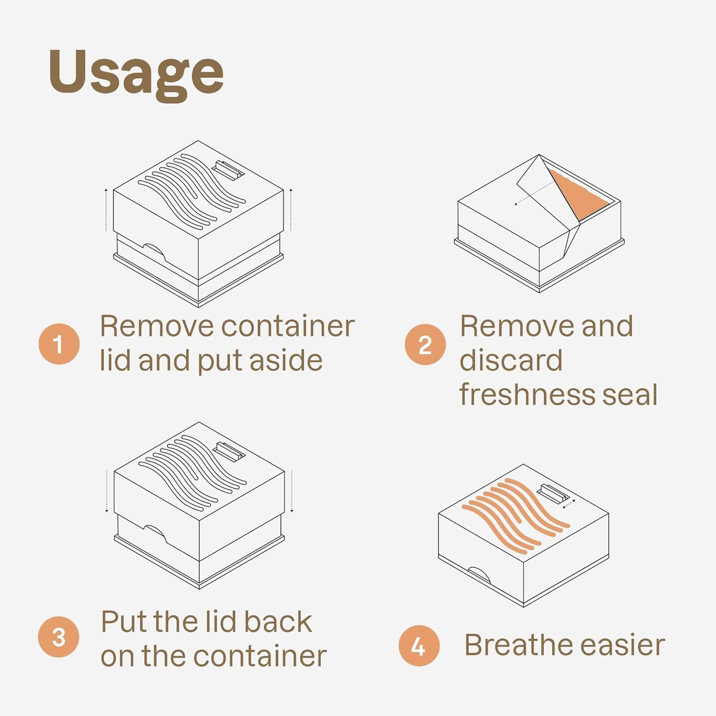 ATTITUDE Air Purifier with Activated Carbon Filter, Plant- and Mineral-Based Ingredients, Traps Pet Odors and Pollutants, Vegan and Cruelty-free, Lavender, 8 Ounces