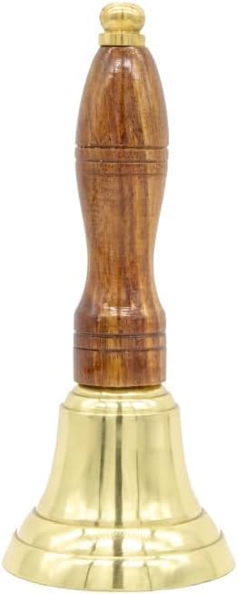 Engravable Brass Bell - Teacher Handbell - Wedding Bell, Brass for Teachers, Retirees, Cancer Survivors, Engraved