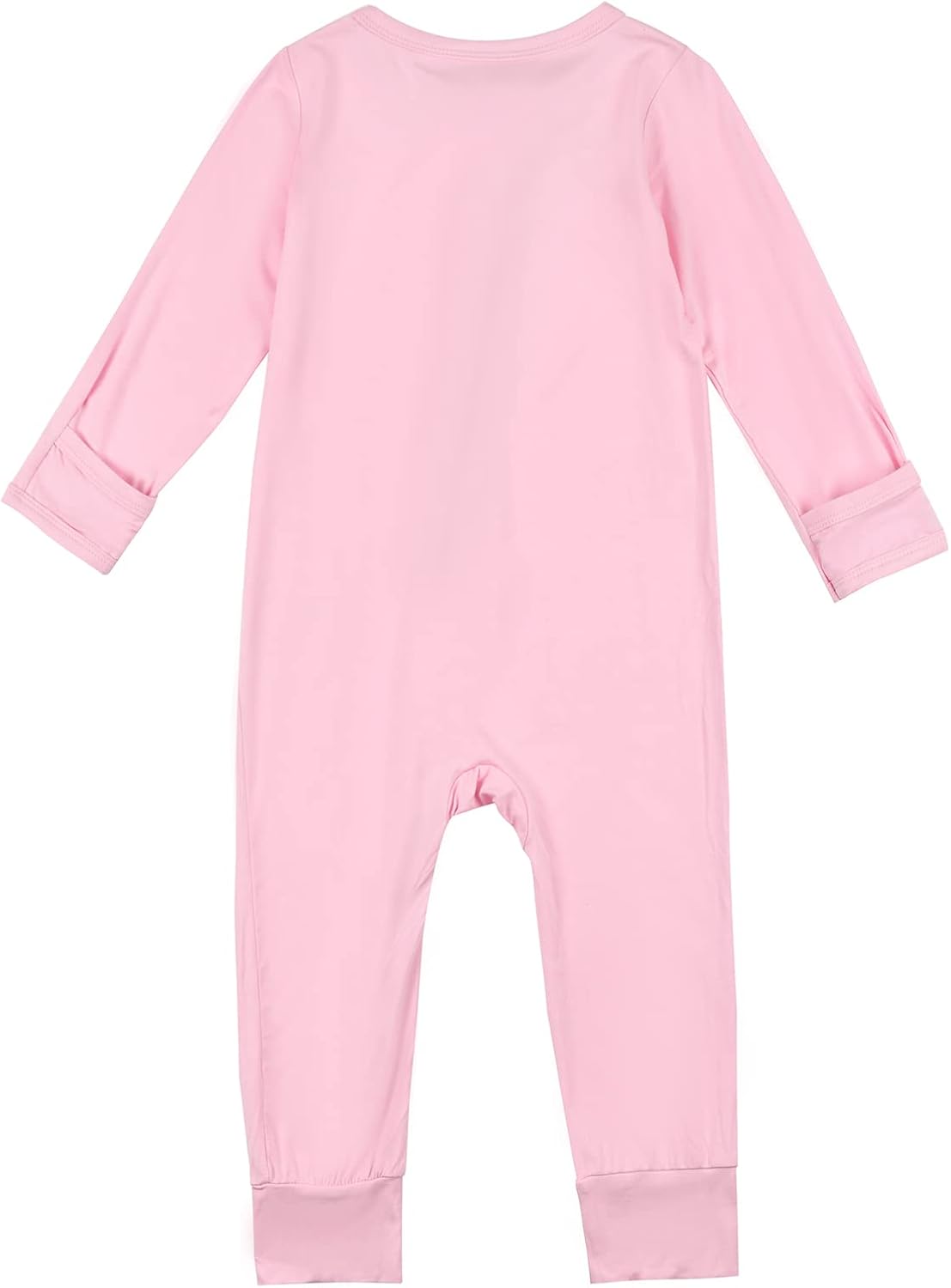 Aablexema Baby Footless Pajamas Zipper with Mitten, Rayon from Bamboo, Infant Long Sleeve Romper Pjs