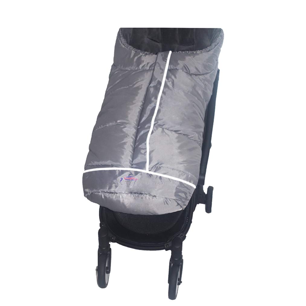 Anti-Kick Winter Water Proof Cozy Warmer Baby Footmuff Fits for Most of Strollers, Jogger, Reversible from Blanket to Sleeping Bag, Strap Position Adjustable,Safe and Practical Featurs