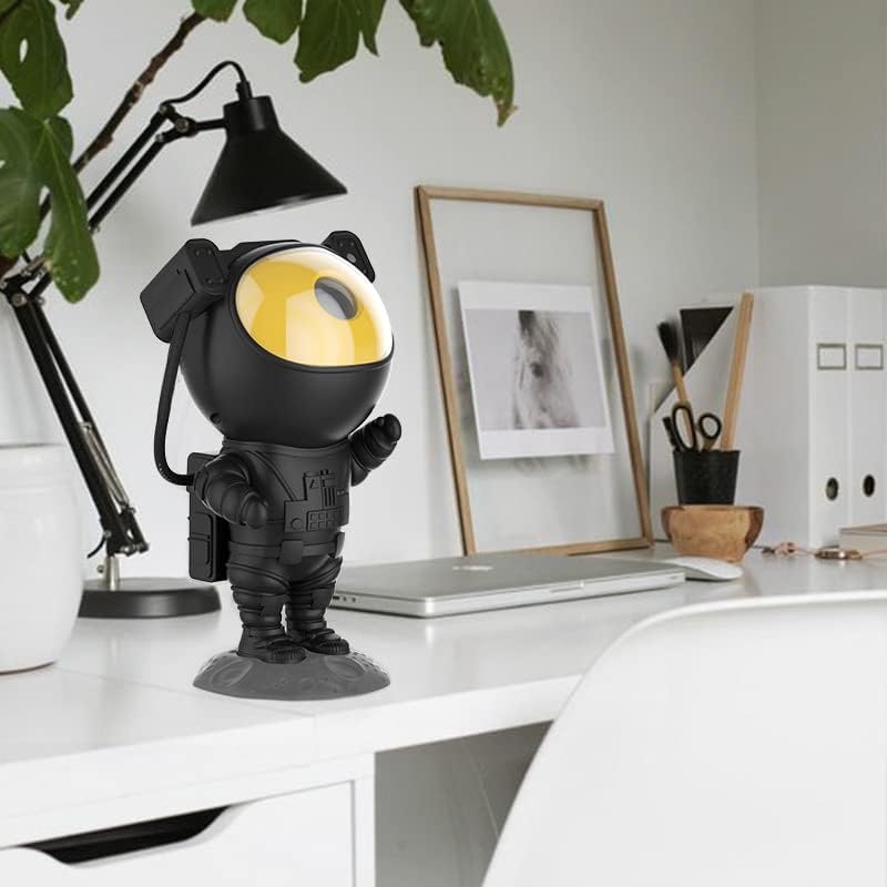 Astronaut Galaxy Projector Night Light, Star Projector Galaxy Night Light, Starry Nebula Ceiling Projection Lamp with Remote Control Timer and 360°Adjustable, Kids Adults Room Game Room Decor