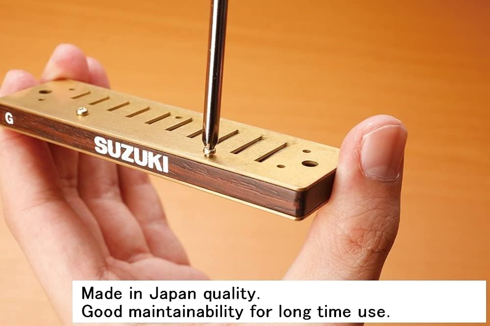 Suzuki Harmonica, Silver (MR-200 LF)