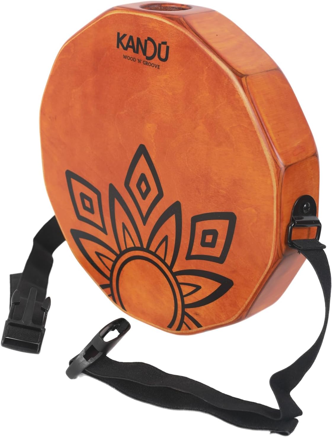 KTÄK -The First Handcrafted, Hand Drum Percussion, Two-Sound Cajón Body Snare, Portable Cajon by Kandu with Carry Case (Nut Brown)