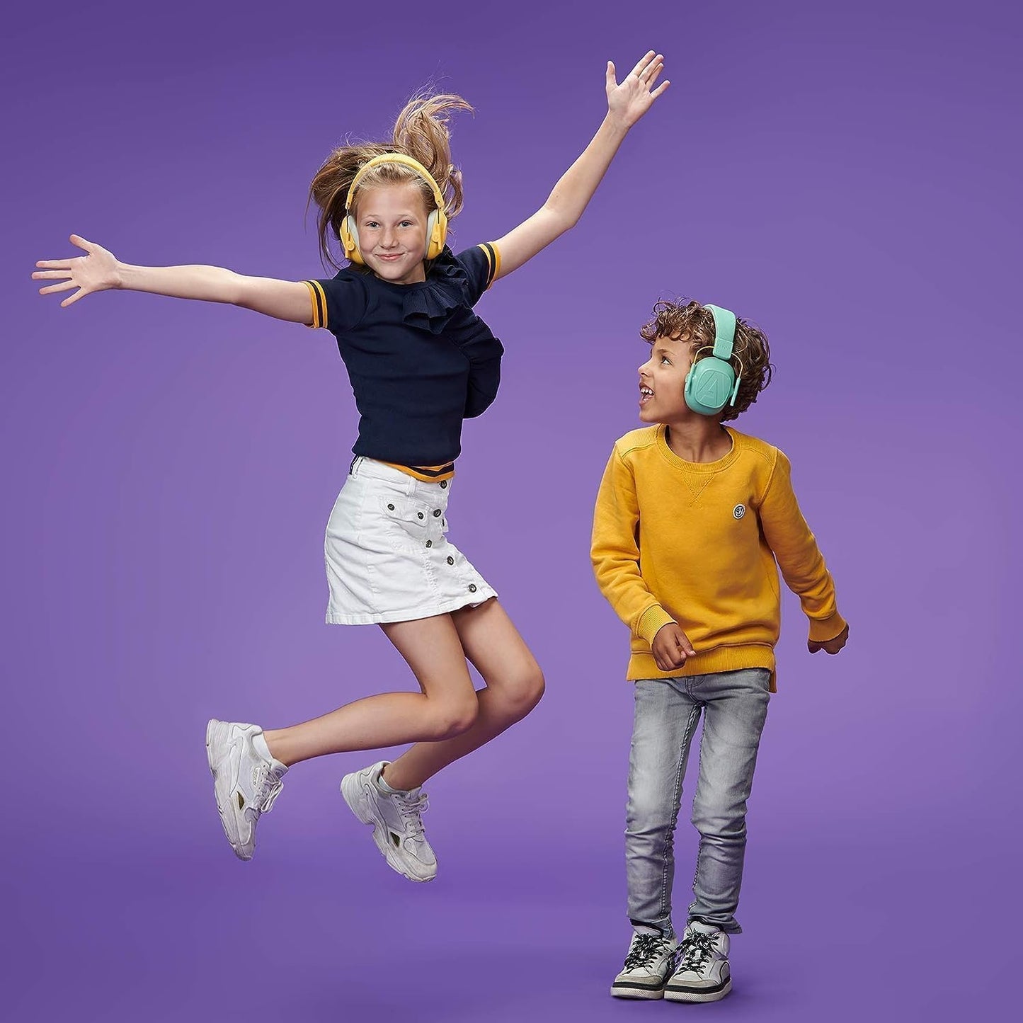 Alpine Muffy Kids - Hearing Protection - CE & ANSI Certified - Adjustable for Ages 3-16 years - Noise Cancelling Headphones - 25dB Sound Reduction Ideal for Protection and Concentration Aid - Mint