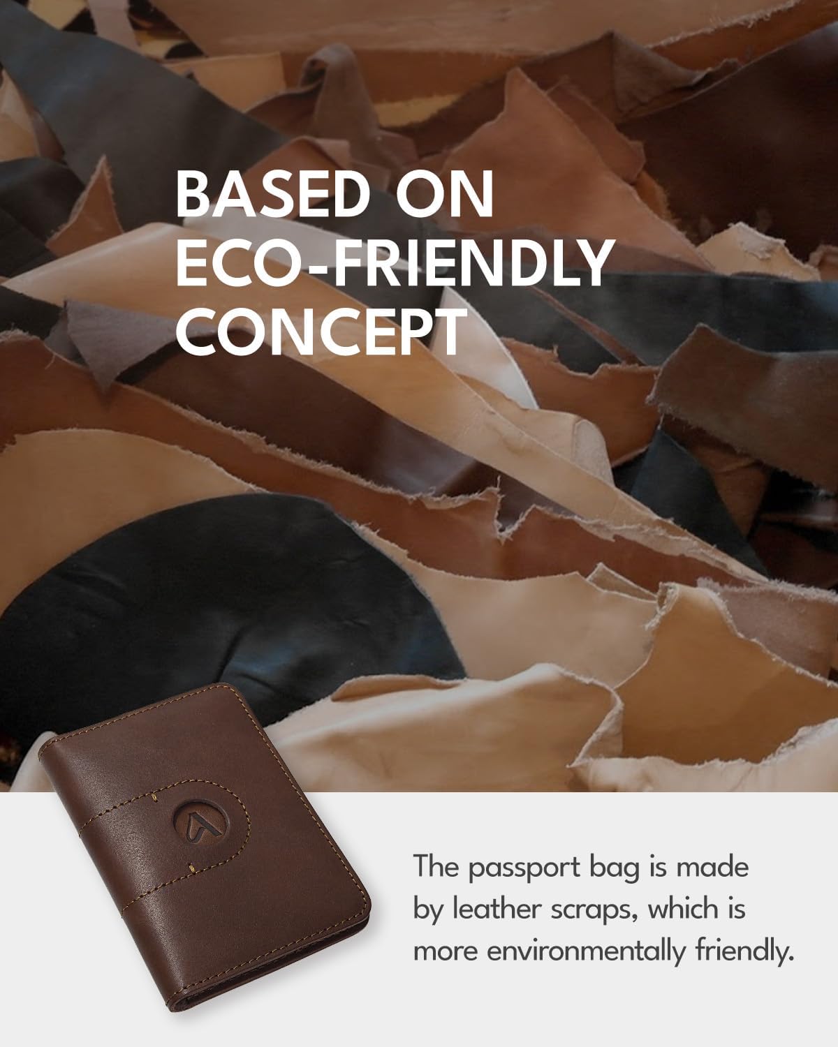 ALLIVE Passport Holder for Travel, Genuine Leather Passport Holder with Airtag Women Men,Travel Must Haves Airport Essentials, Passport Cover Travel Gifts Brown