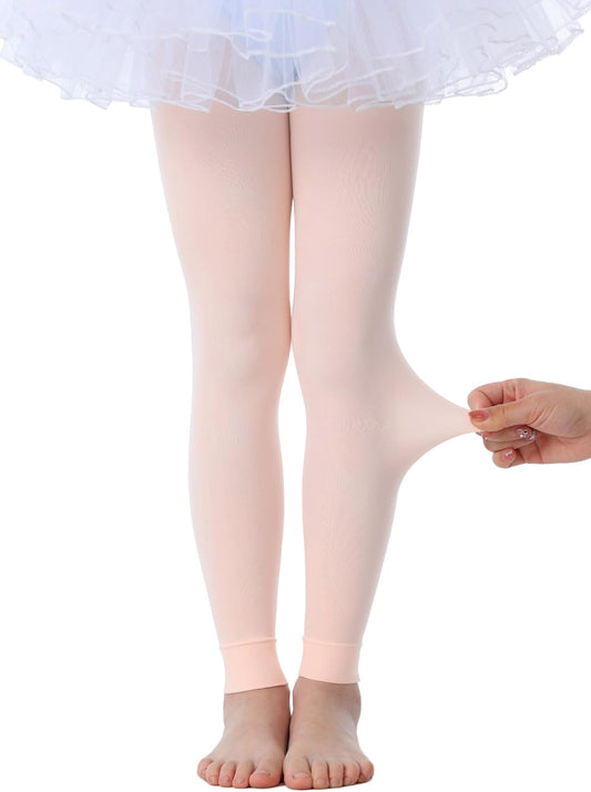 Girls Tights for Ballet Dance School Students Super Soft Stockings Leggings (Toddler/Kids)