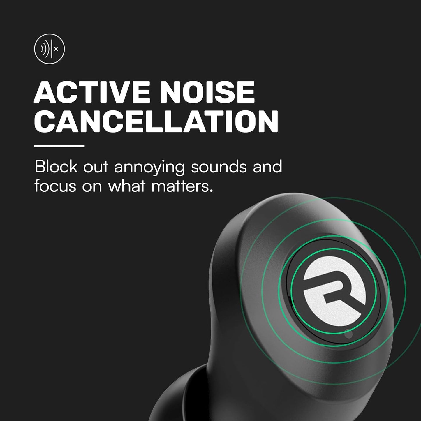 Raycon Everyday Earbuds Classic Bluetooth Wireless with Microphone - Stereo Sound, Active Noise Canceling, in-Ear Bluetooth Headset True Wireless Earbuds 32 Hours Playtime (Rose Gold)