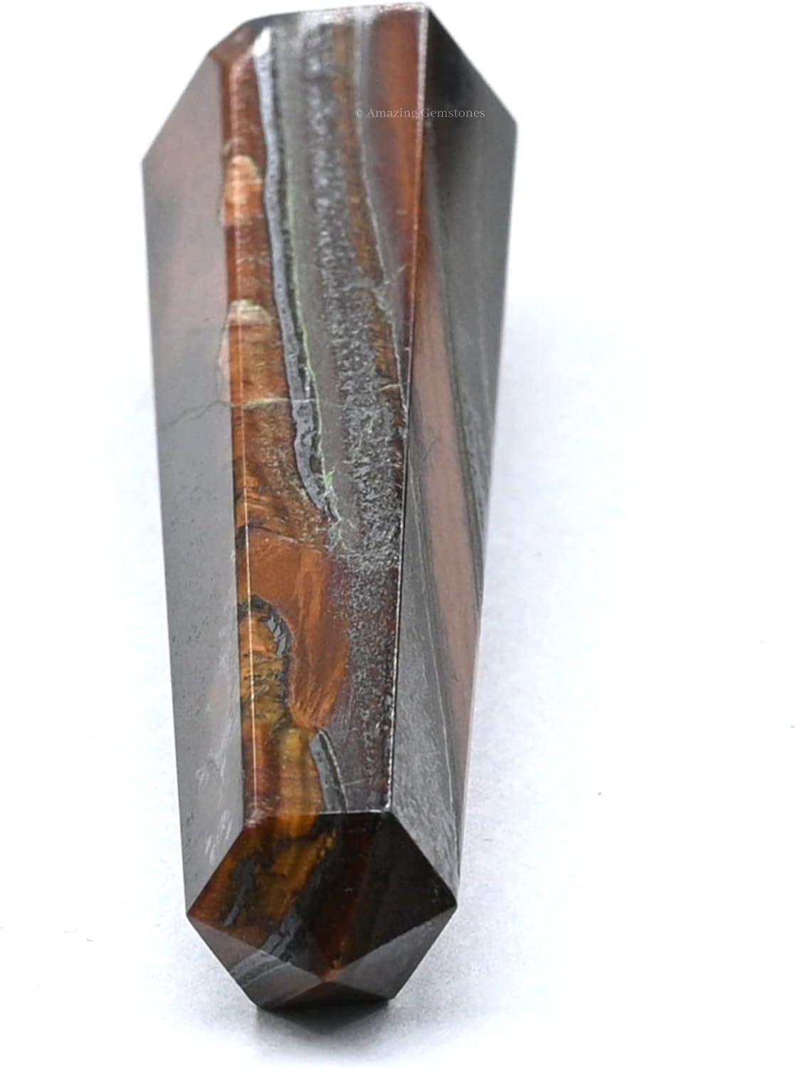 Amazing Gemstone Red Tiger Eye Crystal Towers - Natural Healing Crystal Point Obelisk for Reiki Healing and Crystal Grid (3 Inch)