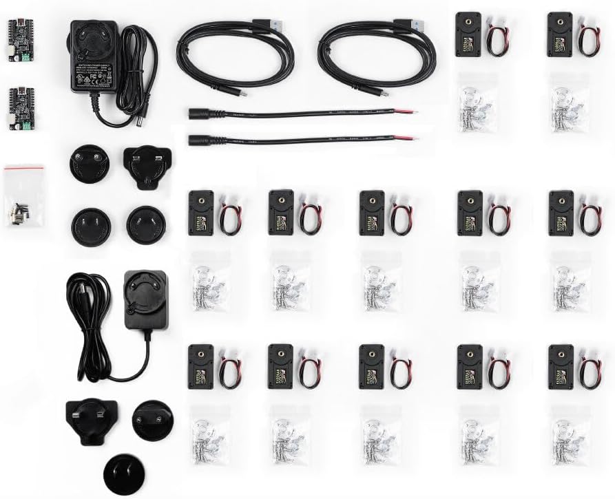 AI Robotic Arm Kit with Servo Motors – LeRobot SO-ARM101 Pro Low-Cost (Without 3D Printed Parts) | 6-DOF, Open-Source, Compatible with NVIDIA Jetson