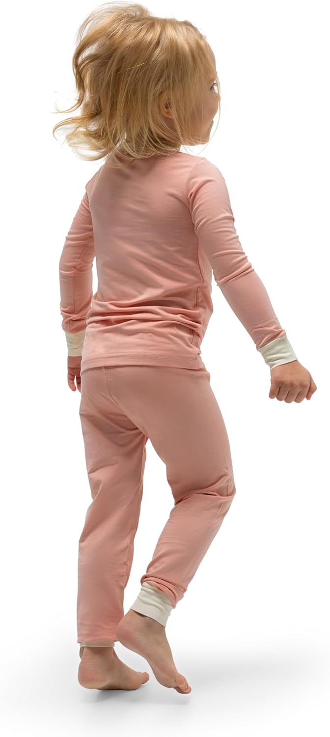 2-Piece Pajama for Kids and Toddlers - Toddler Pajamas - Boys and Girls Pajamas viscose made from Bamboo