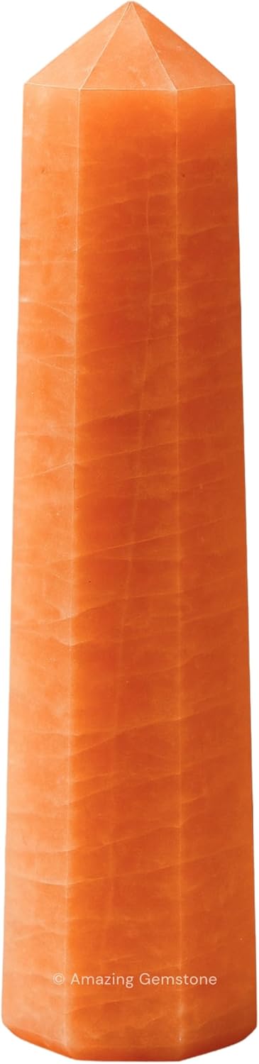 Amazing Gemstone Red Aventurine Crystal Towers ~ Natural Healing Crystal Point Obelisk for Reiki Healing and Crystal Grid (2 to 3 INCH)