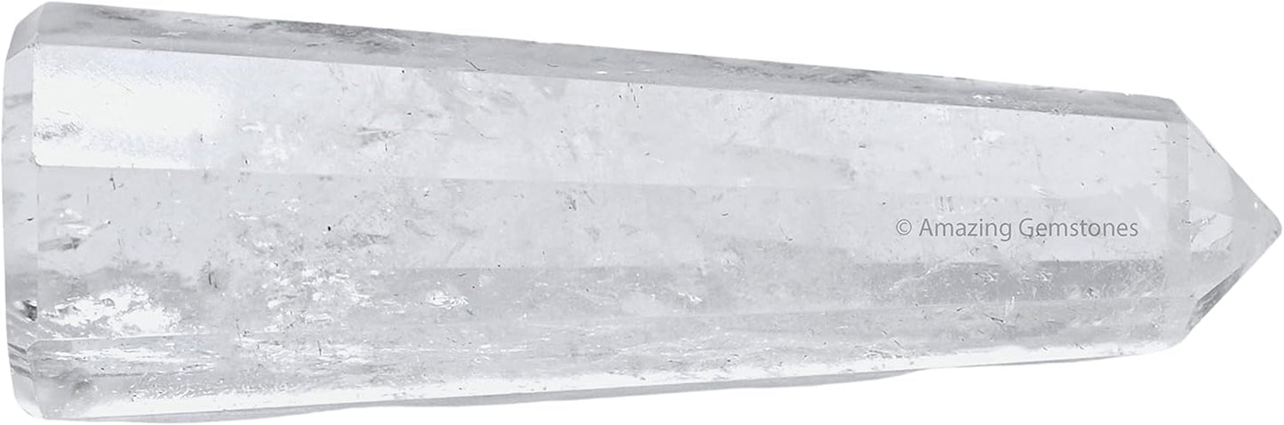 Amazing Gemstone Clear Quartz Crystal Towers ~ Natural Healing Crystal Point Obelisk for Reiki Healing and Crystal Grid (2 to 3 INCH)
