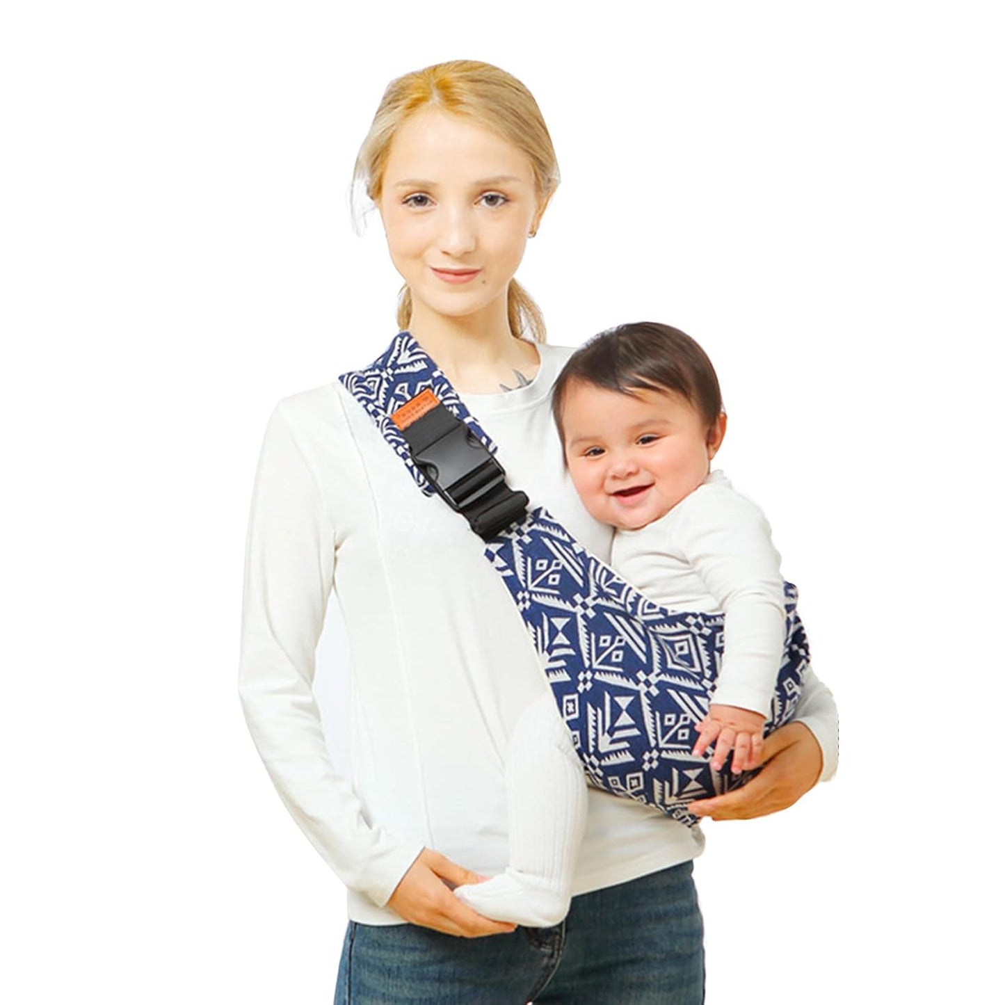 Baby Sling Carrier,Baby Sling,Toddler Carrier,Adjustable and Non-Slip Hip Seat Carriers Carrying 10-30 lbs(Blue Sailboat)