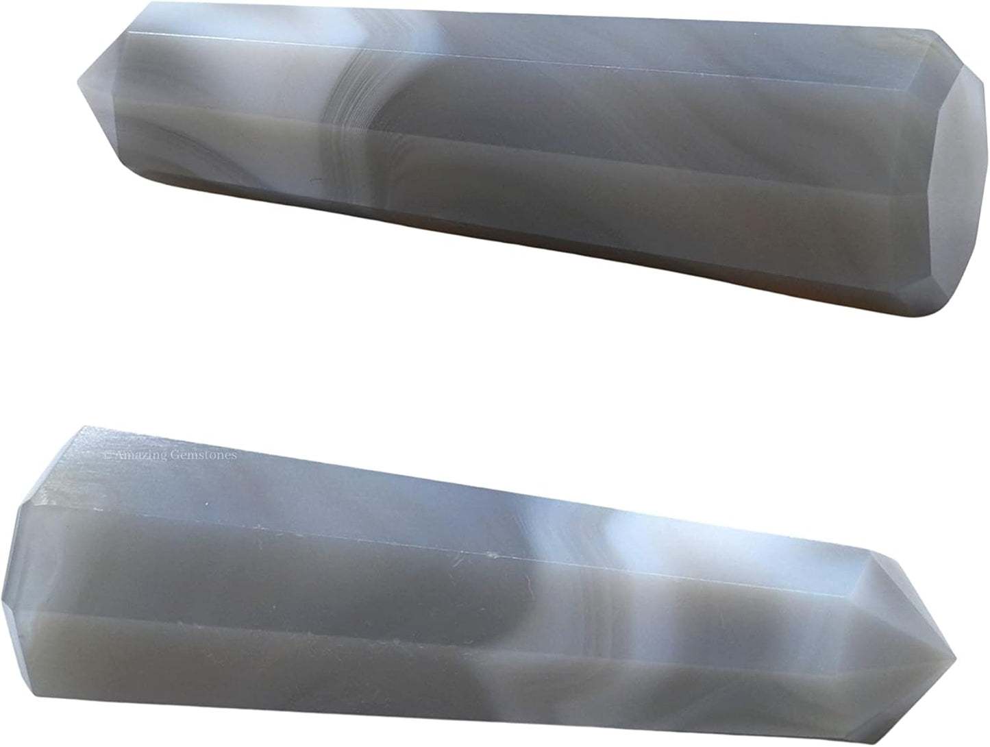 Amazing Gemstone Agate Crystal Towers ~ Natural Healing Crystal Point Obelisk for Reiki Healing and Crystal Grid (2 to 3 INCH)