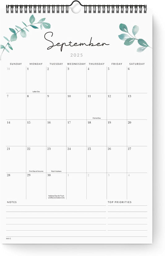 Jotsome Wall Calendar 2025-2026, Large Academic Monthly Calendar From July 2025 to December 2026 11"x17", Aesthetic Wall Decoration in Home and Office for Easy Organizing