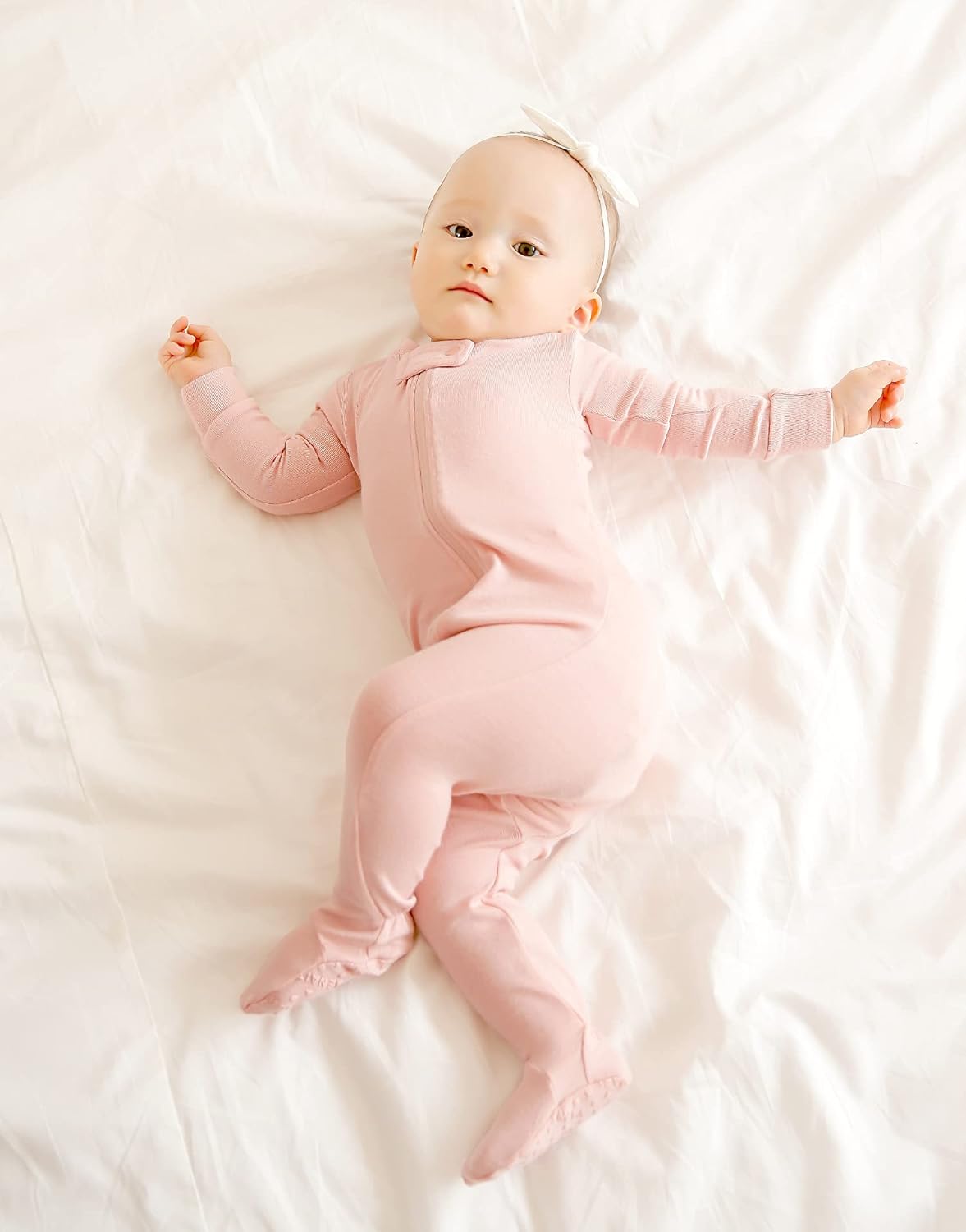 VAENAIT BABY Infant Toddler Boys Girls Footed One-Piece Sleep and Play Premium Modal Pajamas 1-2 Pieces