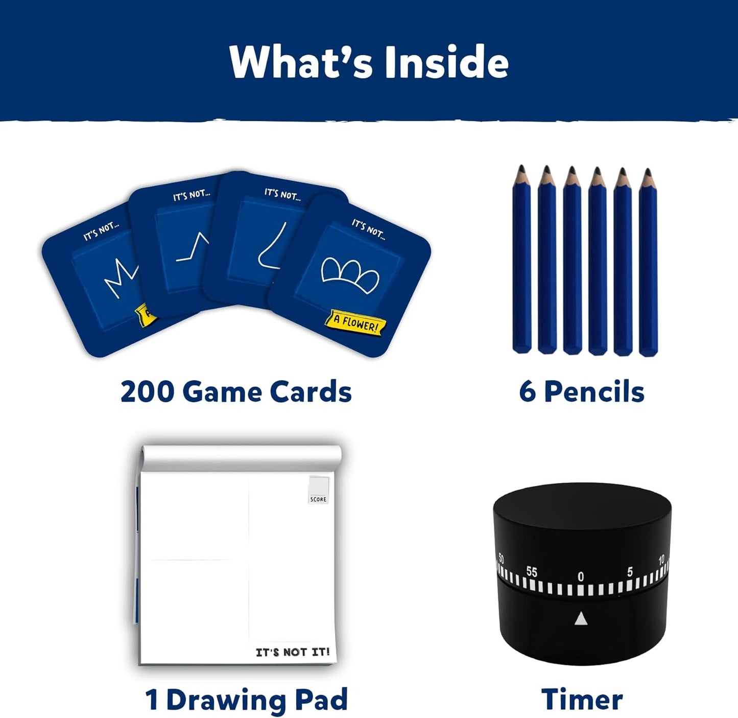 Skillmatics Card & Board Game - It’s Not It, Fast-paced Fun, Hilarious Drawing Game, Perfect for Families, Parties, and Game Nights, Race to Doodle, Gifts for Kids, Teens, Adults Ages 7, 8, 9, 10 & Up