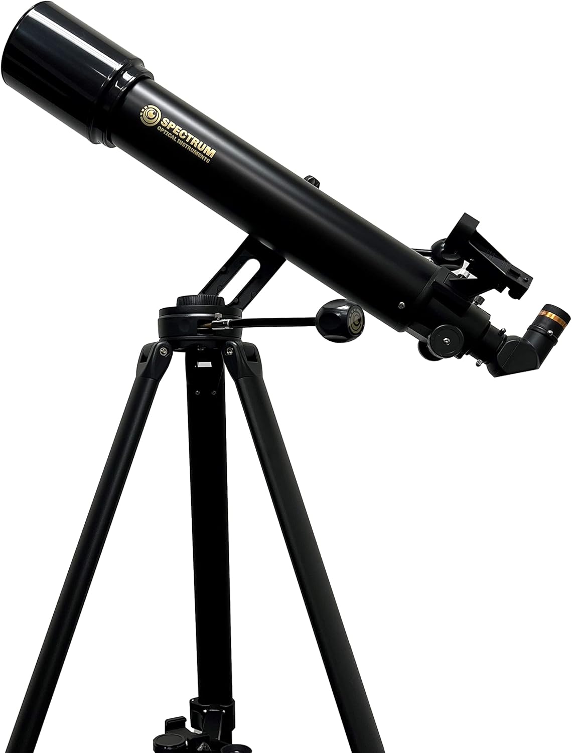 SpectrumOI TourStar Pro 90 AZ Telescope for Adults Astronomy Gifts Premium AZ Refractor Telescope 90mm 660mm Focal Lenght with Aspherical Eyepiece Phone Adapter