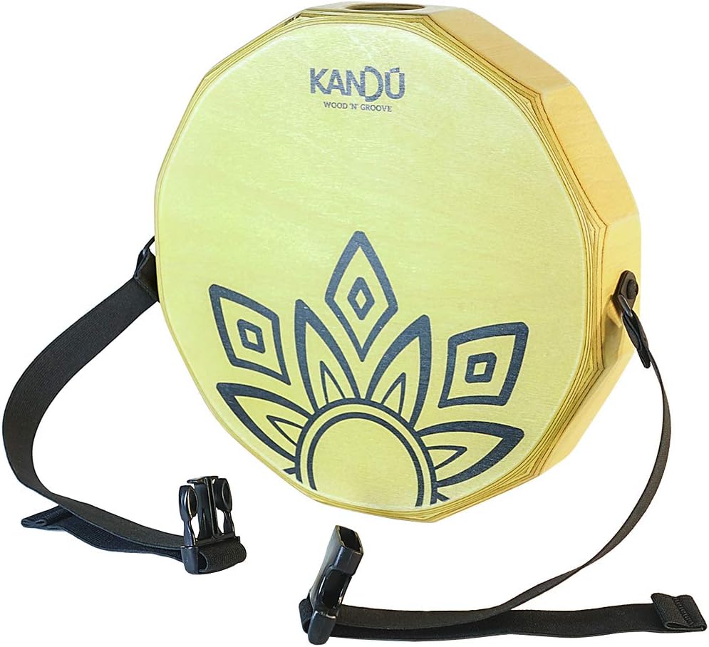KTÄK -The First Handcrafted, Hand Drum Percussion, Two-Sound Cajón Body Snare, Portable Cajon by Kandu (Sahara Yellow)