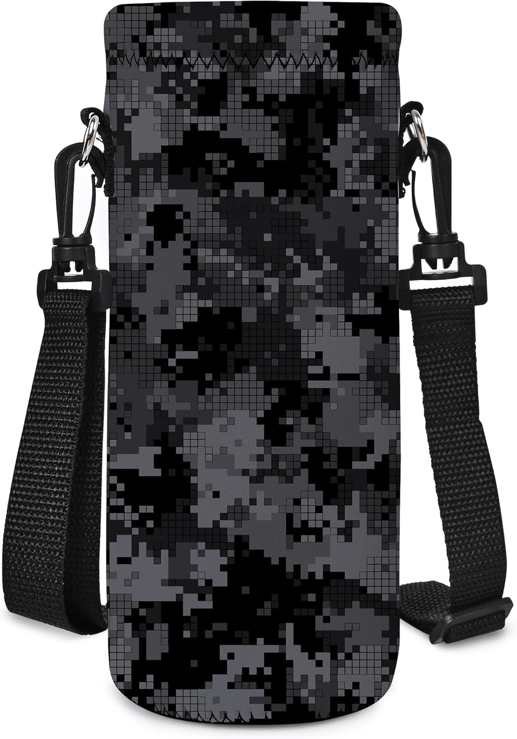 AUPET Water Bottle Sling Bag Carrier Crossbody Sleeve,Insulated Neoprene Bottle Case Holder Pouch Cover 500ML/17oz with Shoulder Strap for Walking Women Men