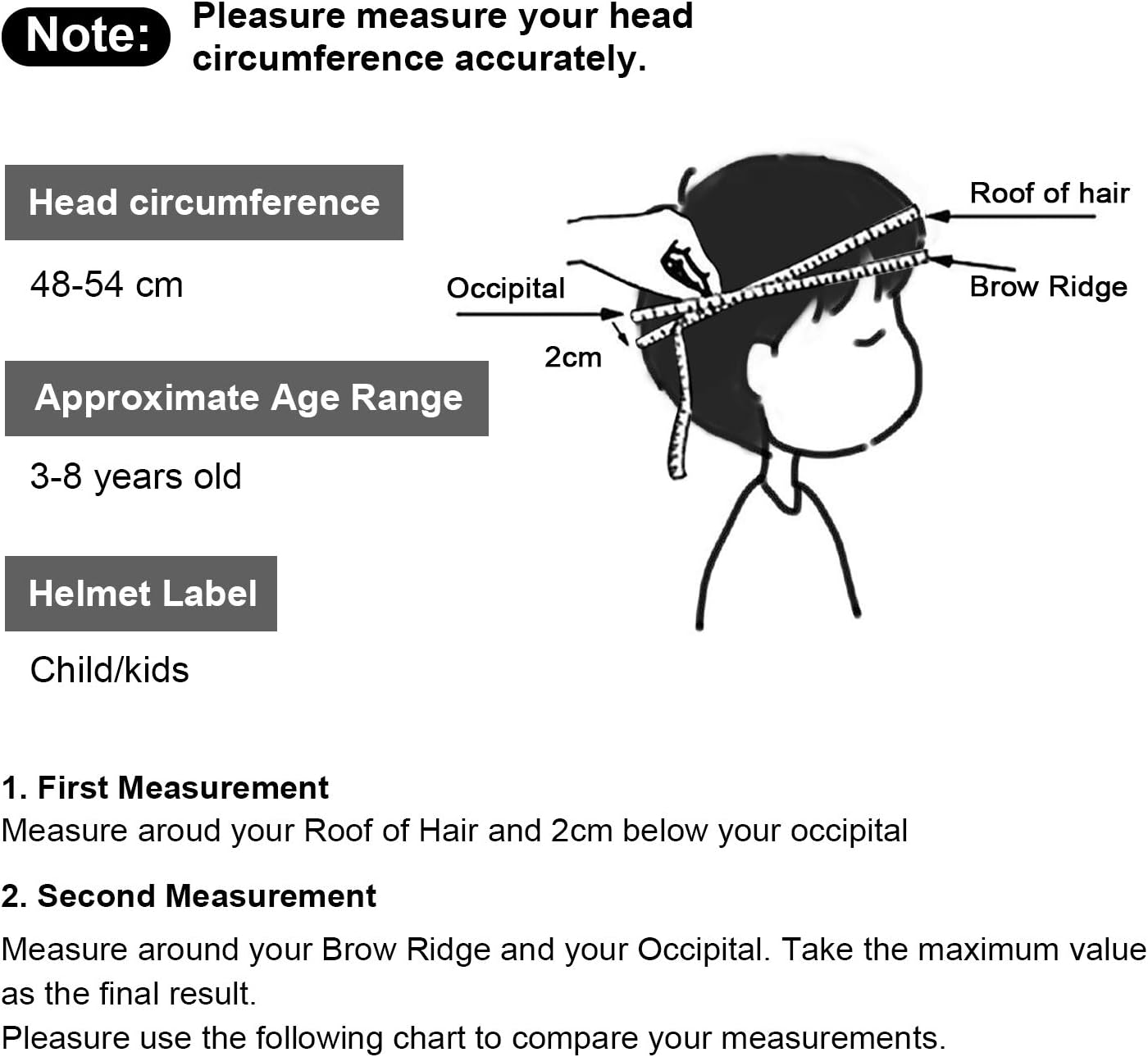 Kids Helmet, Toddler Adjustable Kids Ages 3-8 Years Old Boys Girls Multi-Sports Safety