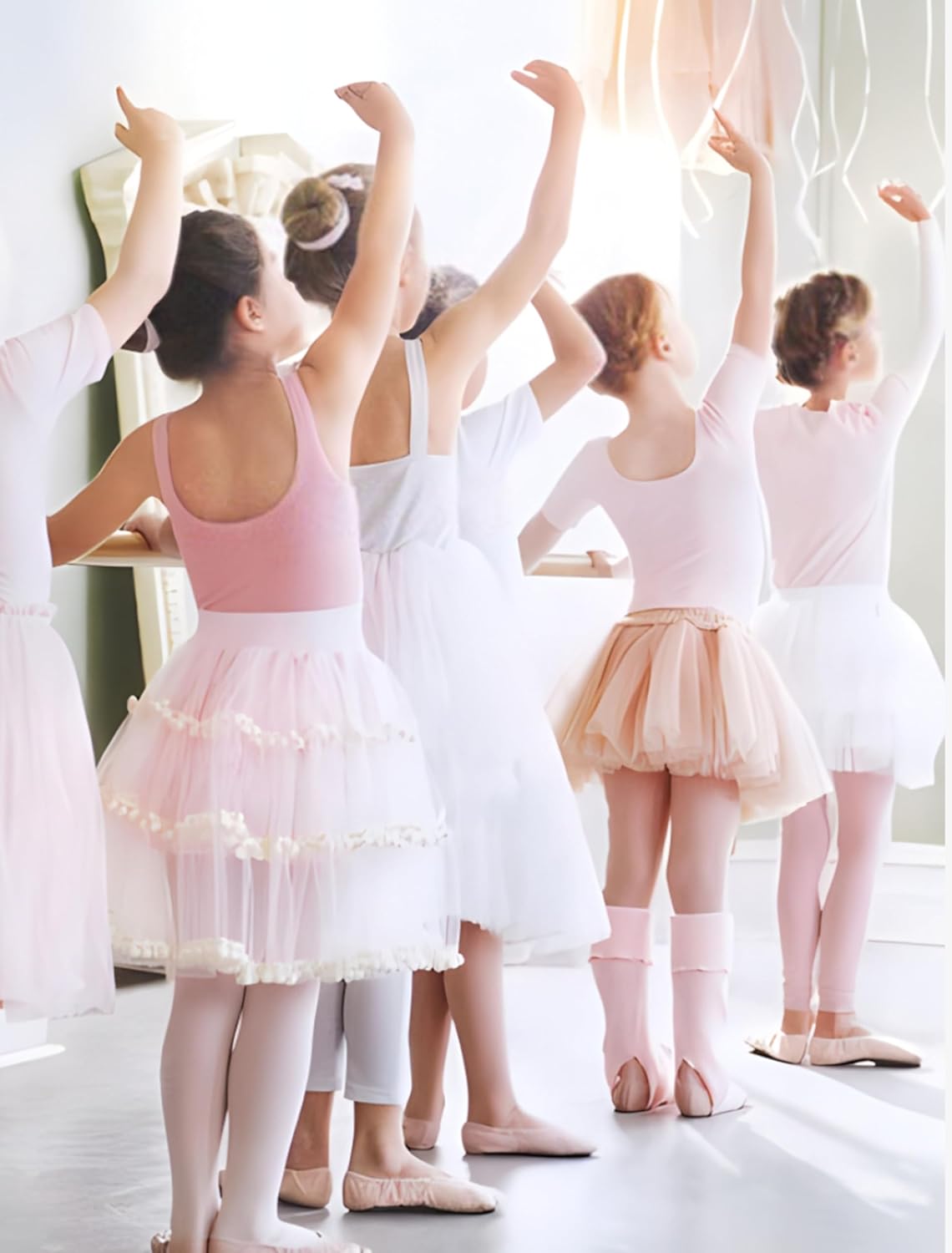 Girls Tights for Ballet Dance School Students Super Soft Stockings Leggings (Toddler/Kids)