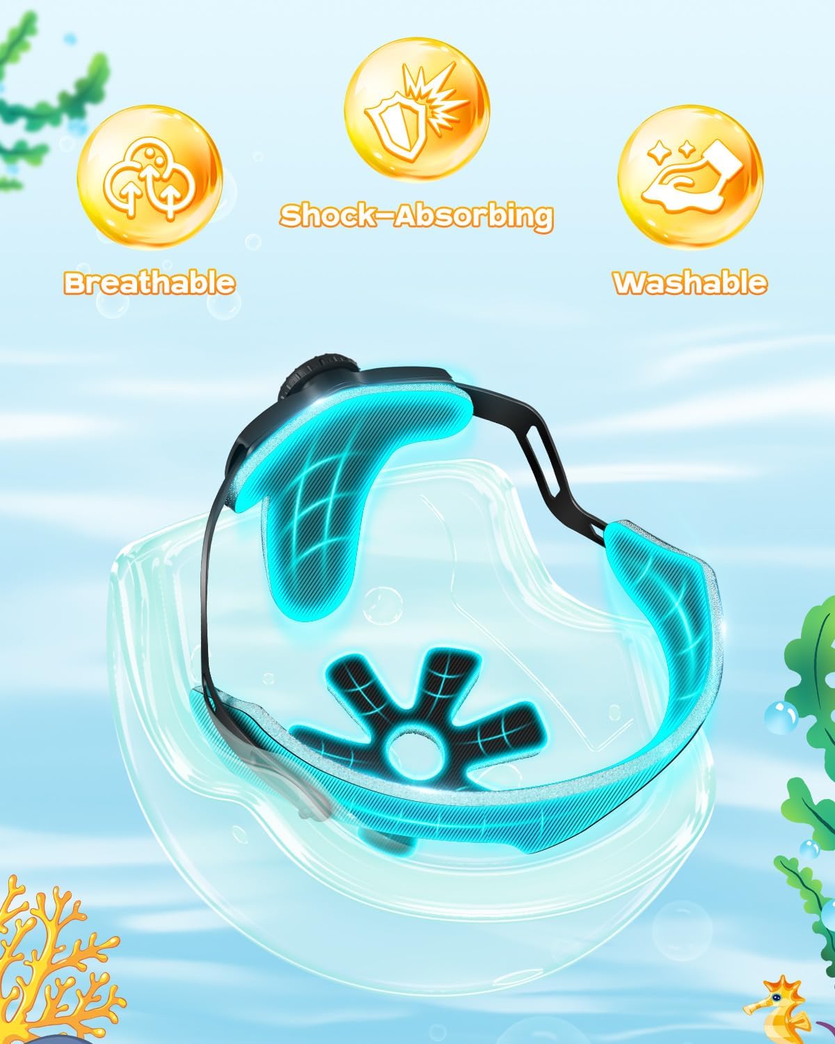 Kids Helmet, Toddler Adjustable Kids Ages 3-8 Years Old Boys Girls Multi-Sports Safety