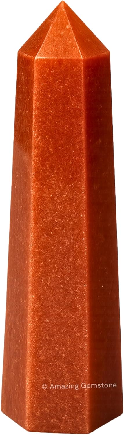 Amazing Gemstone Chocolate Jasper Crystal Towers - Natural Healing Crystal Point Obelisk for Reiki Healing and Crystal Grid (3 Inch)