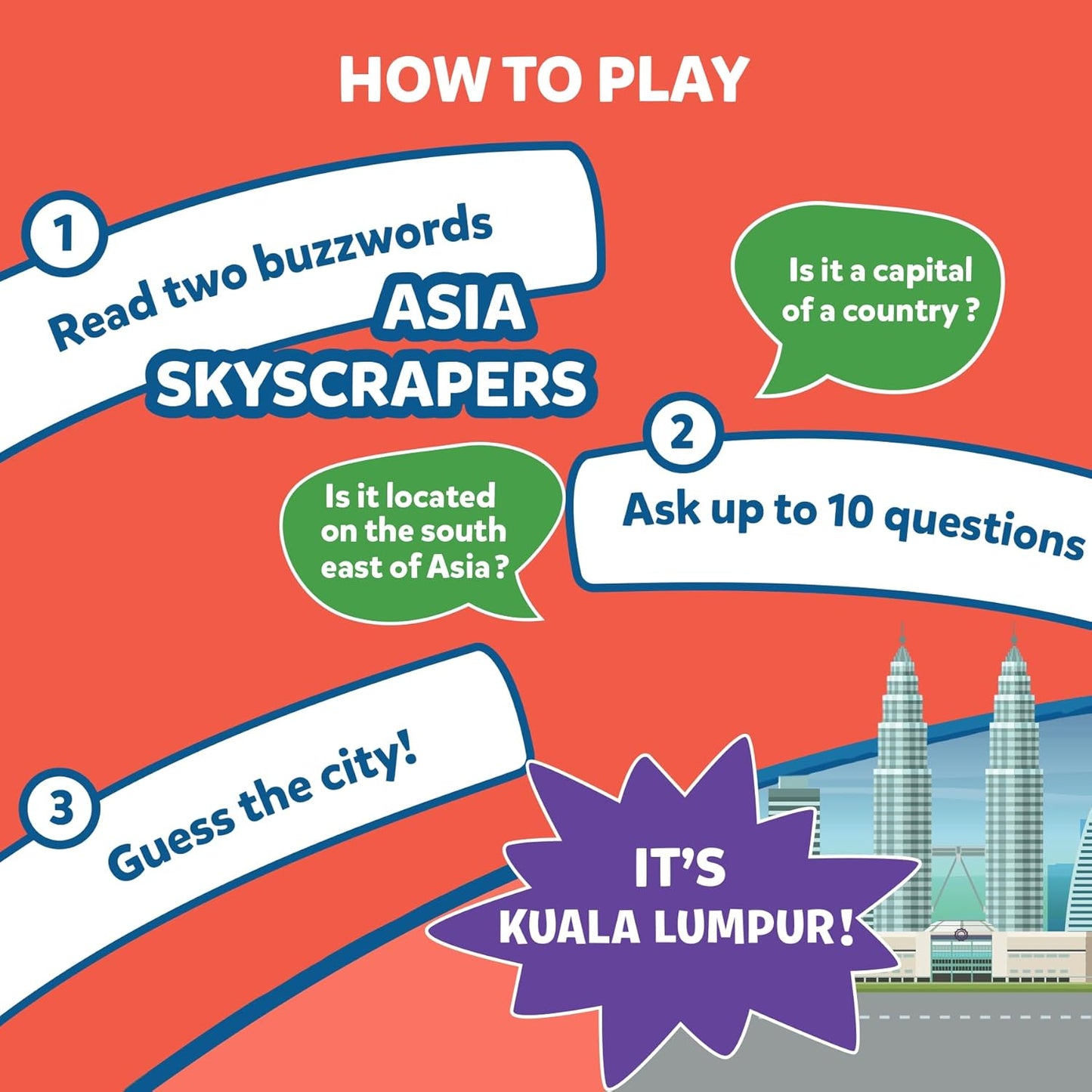 Skillmatics Guess in 10 Cities Around The World, Educational Travel Toys for Boys, Girls, and Kids Who Love Card Games, Board Games, Geography and History, Gifts for Ages 8, 9, 10 and Up