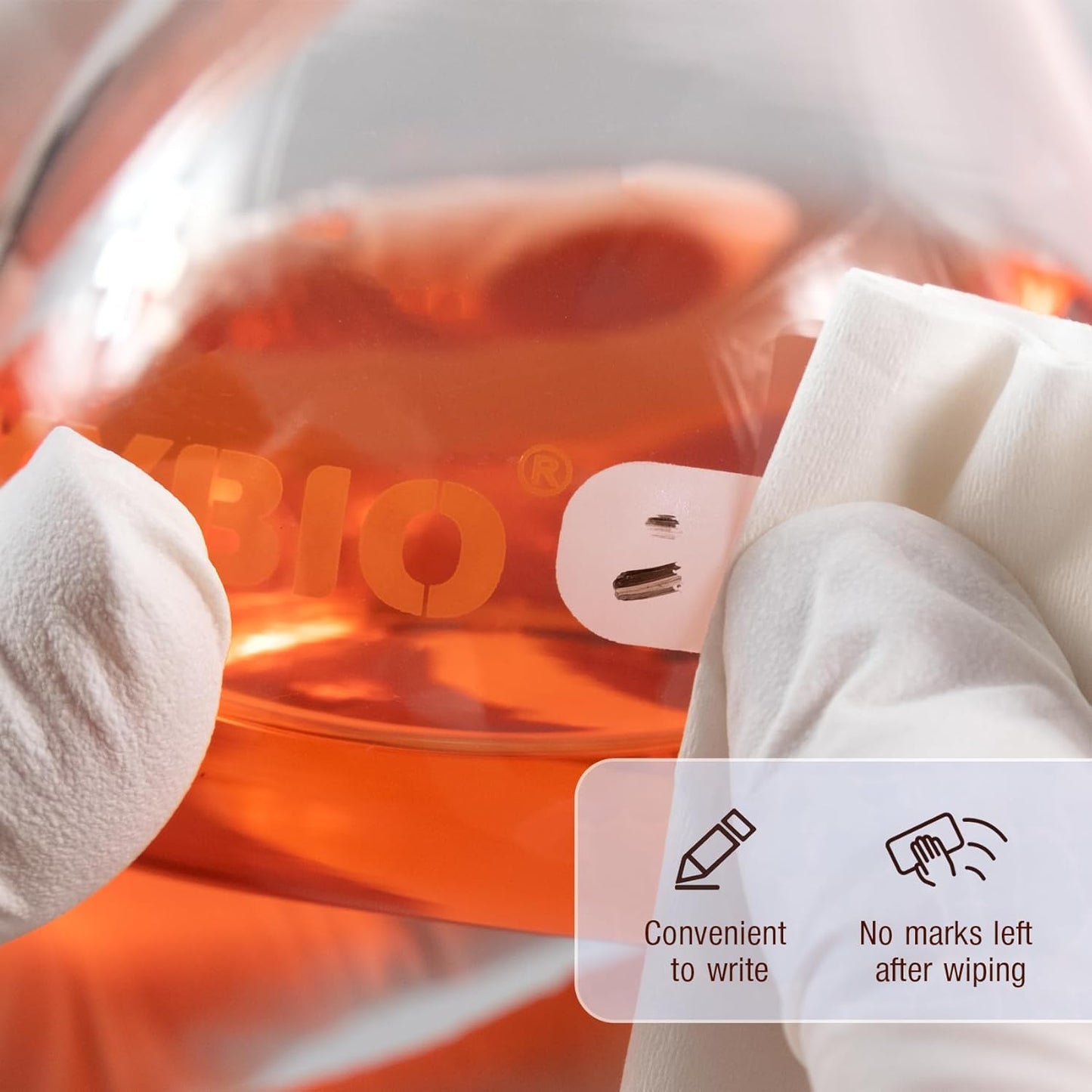 25ML Amber Volumetric Flask Set|ASTM Class A 3.3 Borosilicate Glass|Polypropylene Stopper|White Graduation|for Analytical Chemistry Work|2PCS