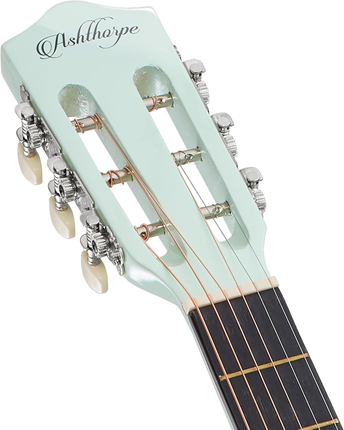 Ashthorpe 38-inch Beginner Acoustic Guitar Package (Mint Green), Basic Starter Kit w/Gig Bag, Strings, Strap, Tuner, Picks