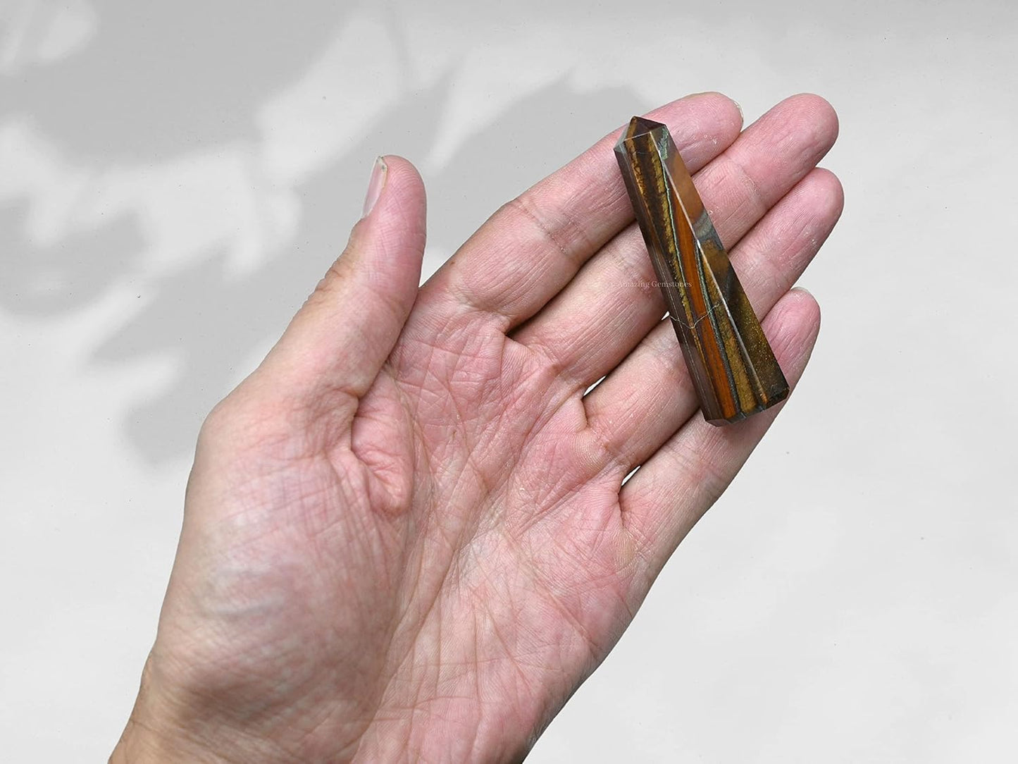 Amazing Gemstone Red Tiger Eye Crystal Towers - Natural Healing Crystal Point Obelisk for Reiki Healing and Crystal Grid (2 Inch to 3 Inch)