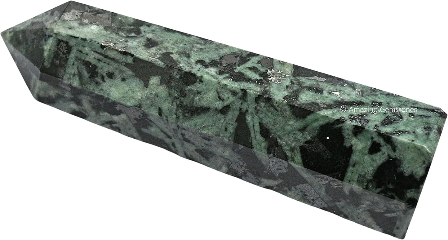 Amazing Gemstone Flower Stone Crystal Towers - Natural Healing Crystal Point Obelisk for Reiki Healing and Crystal Grid (2 Inch to 3 Inch)