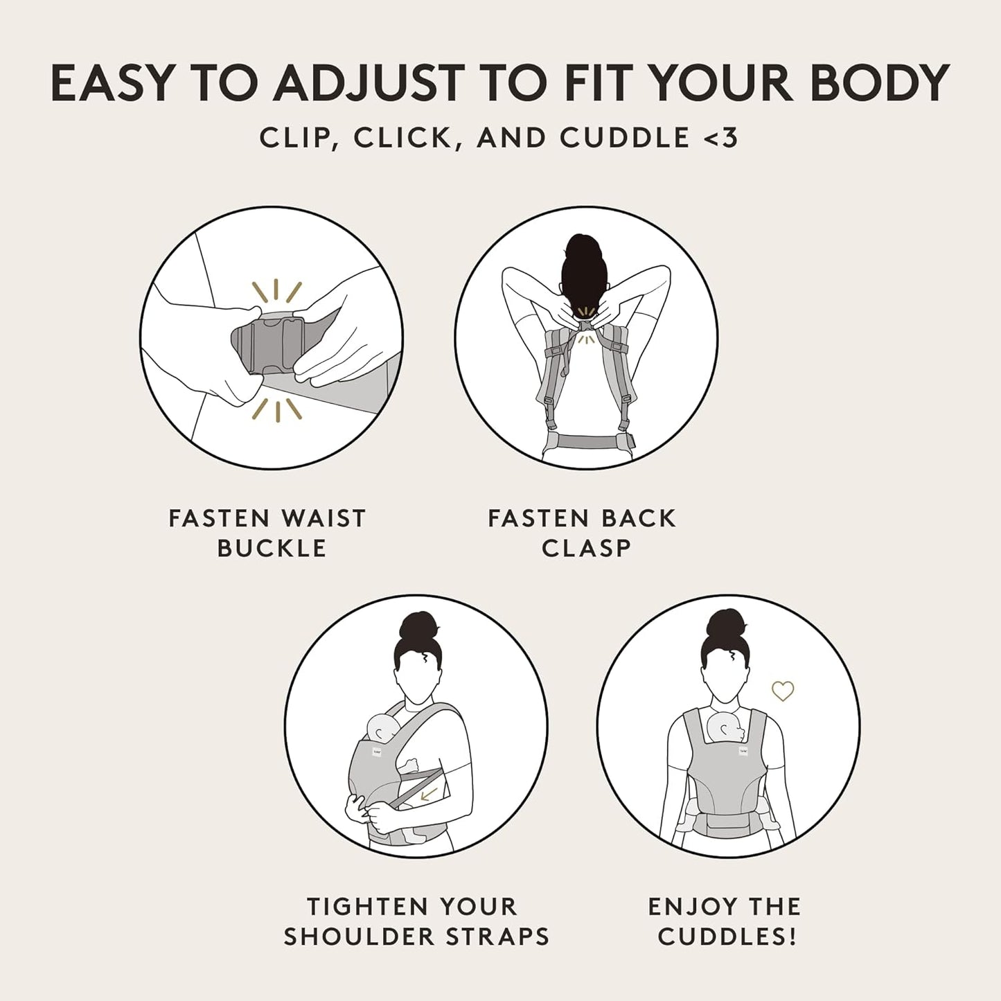 Baby Tula Explore Carriers - Breathable Baby Carrier Newborn to Toddler - Adjustable Toddler Carrier - Multiple Ergonomic Positions Front and Back - Ergonomic Fit for 7-45 lb - Mesh, Beyond