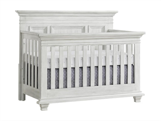 Oxford Baby Weston 4-in-1 Convertible Crib, Vintage White, GreenGuard Gold Certified