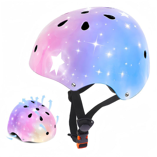 Kids Helmet for 2-3-5-8-14 Ages Girls and Boys, Ventilation and Impact Resistance Toddler Helmet for Multi-Sport Bicycle Scooter Inline Roller Skate and Skateboarding