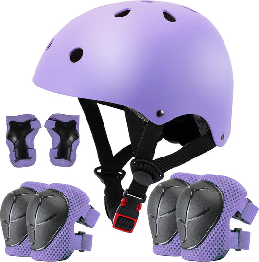 Color Gradient Adjustable Kids Bike Helmet Toddler Helmets for 3-5-8-14 Years Kids Girls Boys Youth Bicycle Helmet for Scooter Balance Bike Roller Skating Skateboard