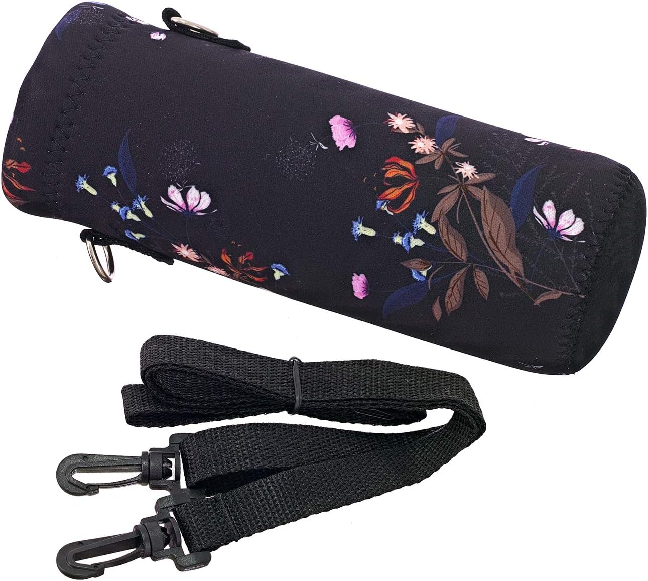 AUPET Water Bottle Sling Bag Carrier Crossbody Sleeve,Insulated Neoprene Bottle Case Holder Pouch Cover 500ML/17oz with Shoulder Strap for Walking Women Men