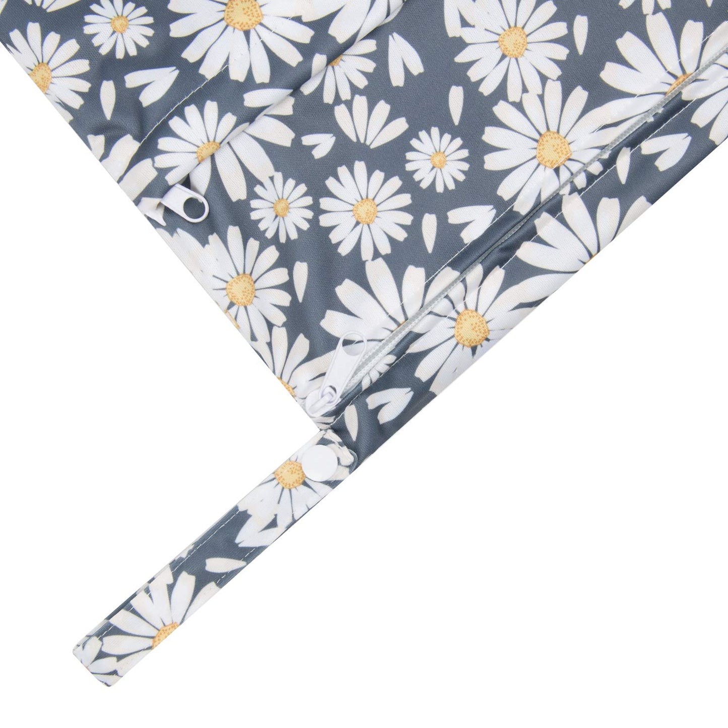 ALVABABY 2pcs Cloth Diaper Wet Dry Bags Waterproof Reusable with Two Zippered Pockets Travel Beach Pool Daycare Soiled Baby Items Yoga Gym Bag for Swimsuits or Wet Clothes L12208