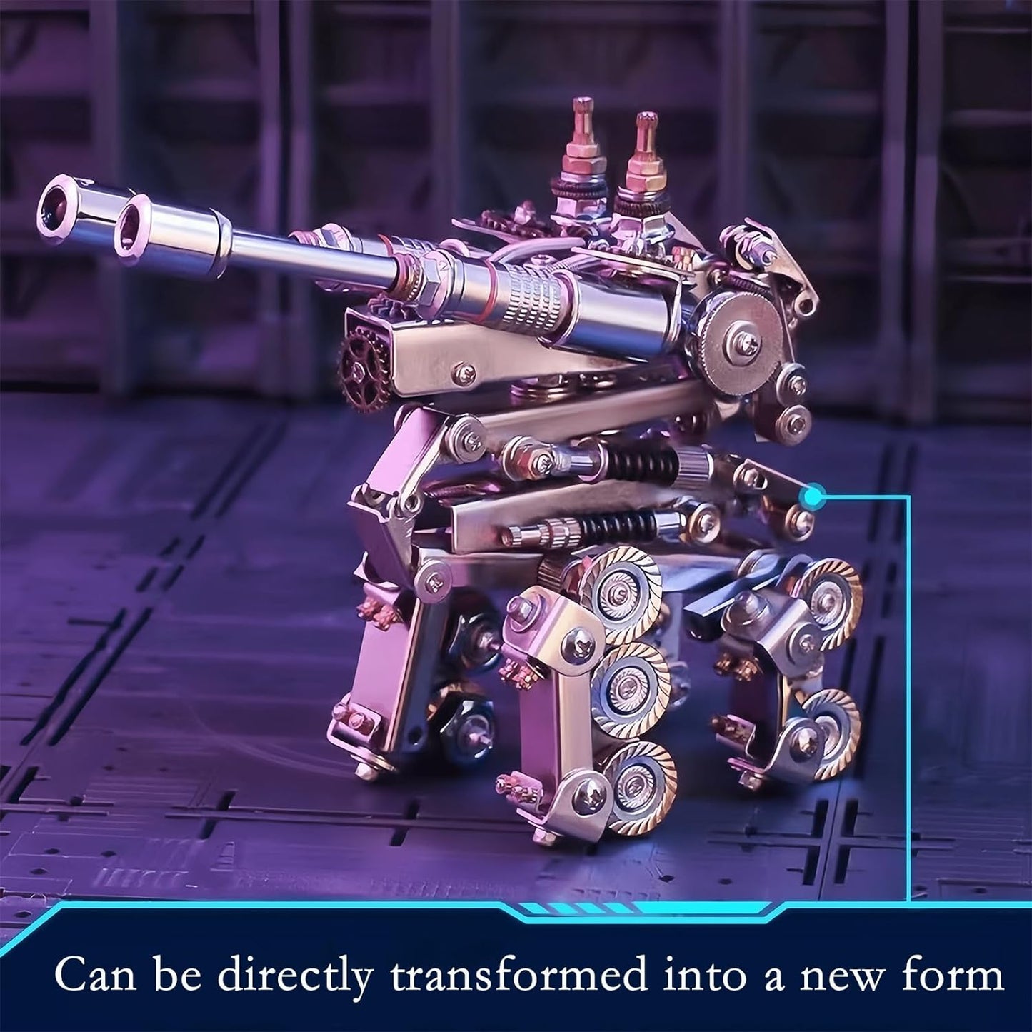 3D Metal Puzzle for Adults,Tank Puzzle Building Set，3D Metal Model Kit, Brain Teaser Puzzles DIY Assembling for Stress Relief - High end Men's Gift