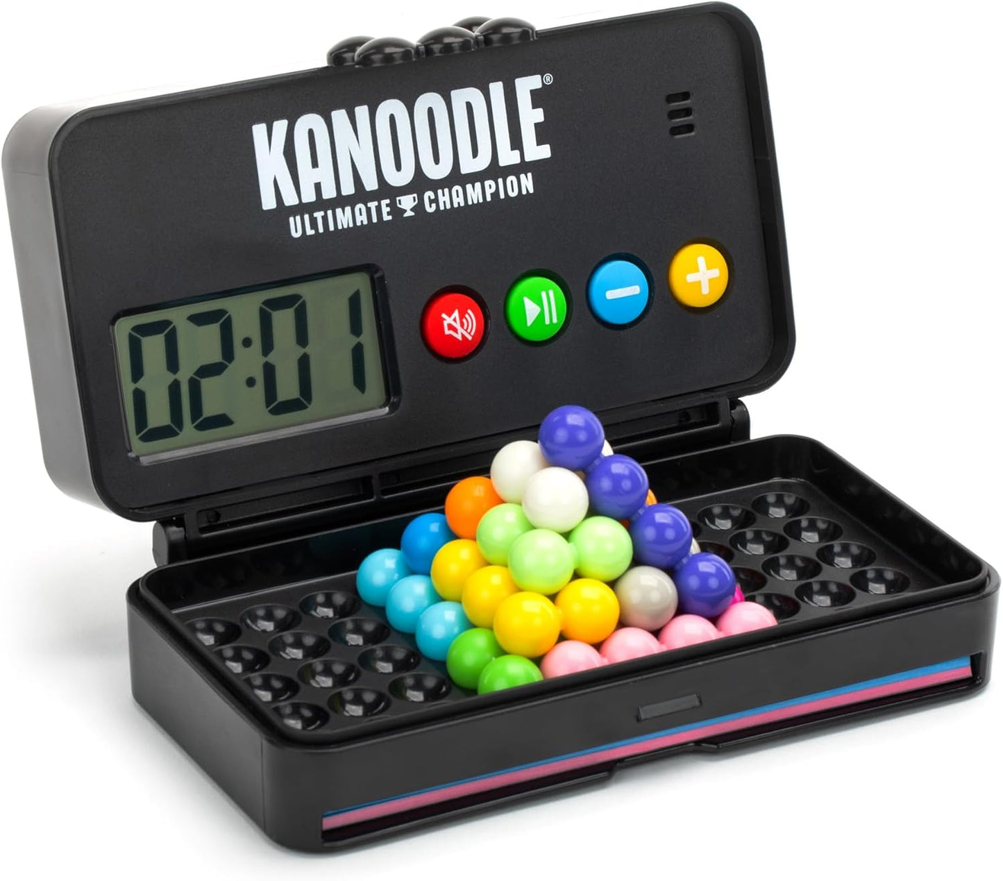 Educational Insights Kanoodle Ultimate Champion - 3D Brain Teaser Puzzle with Timer, Handheld Travel Games & Toys for Single Player, Challenging Logic Puzzles & Gifts for Kids, Teens & Adults Ages 7+