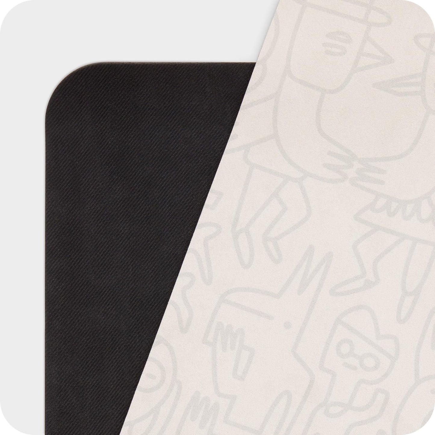 4mm Cushioned Exercise Mat for Yoga & Pilates - Anti Slip, Polyurethane with Suede Top & Carrying Strap